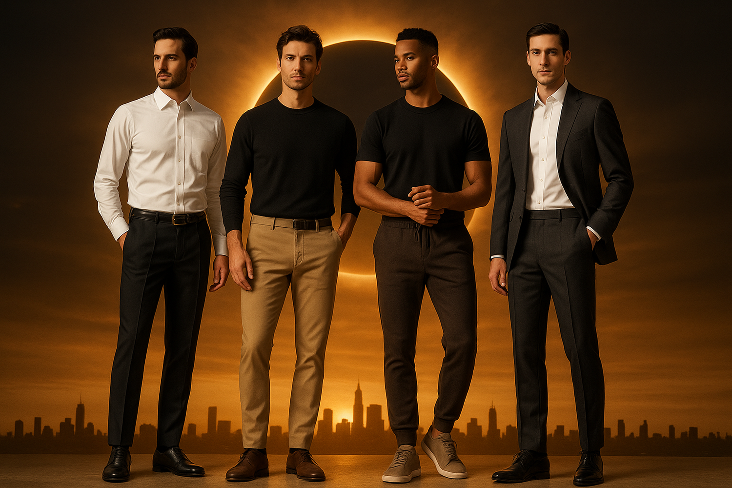 Pantalon i Naltë | Signature Herrenhosen