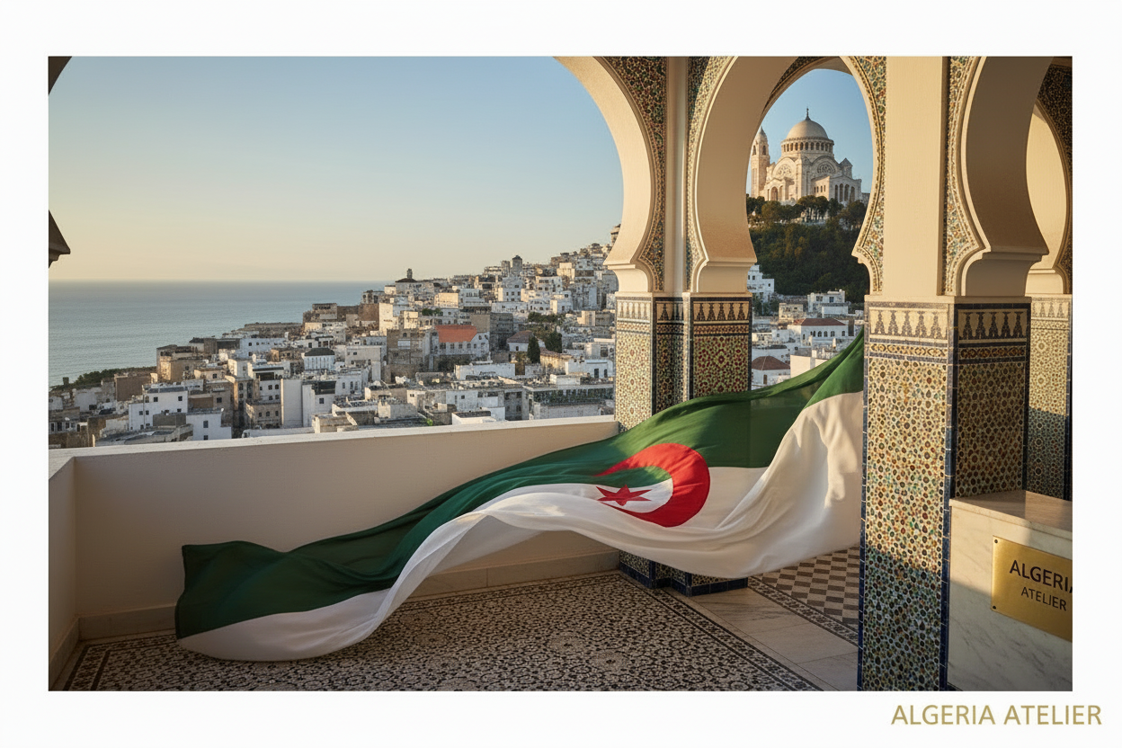 Algeria Atelier Summer with Full Flag